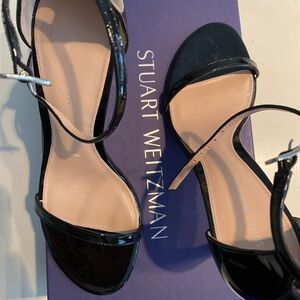 Stuart Weitzman Black Patent Leather Heels